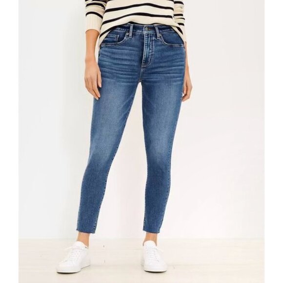 Loft Fresh Cut High Rise Skinny Jeans - Picture 1 of 7